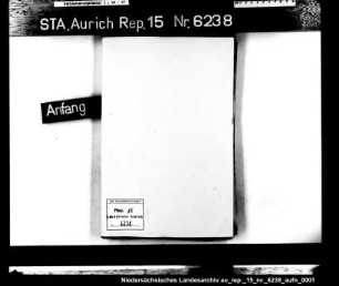 Die Ausstellung von Schiffsmeßbriefen für Einwohner der Stadt Emden