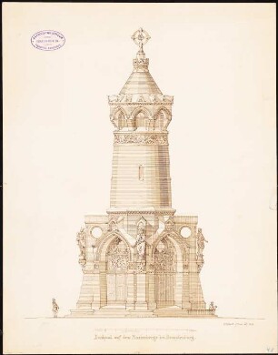 Kriegerdenkmal auf dem Marienberge bei Brandenburg/Havel: Ansicht