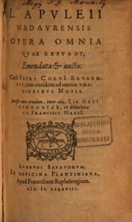 Opera omnia : quae exstant