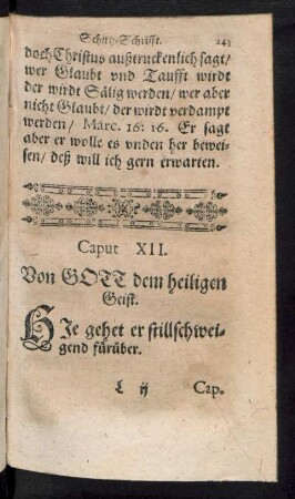 Caput XII. Von Gott dem heiligen Geist.