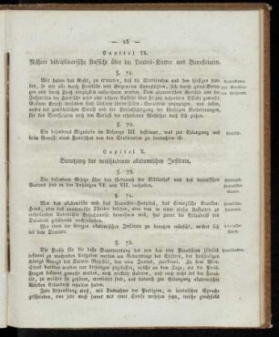 Capitel X. Benutzung der verschiedenen akademischen Institute