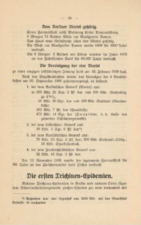 Kurze Notizen aus den letzten 40 Jahren