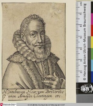 [H. Walraven Heer van Brederode Vianen Armeyde Cloetingen etc.]