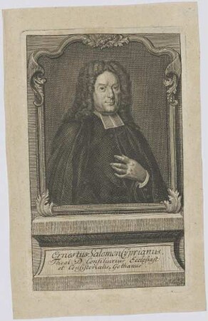 Bildnis des Ernestus Salomon Cyprianus