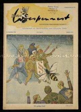 Satirezeitschrift. Das Wespennest. 1. Jahrgang 1946/47