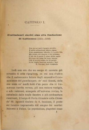 La buona indole dei Lodigiani : Dimonstrata colla loro storia dalla riedificazione di Lodi agli ultimi tempi. Cronografia, 1