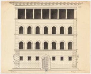 Palazzo Guadagni, Florenz: Fassadenansicht