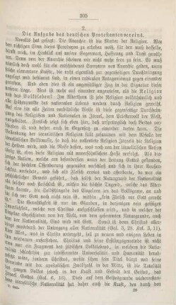 305-315 Die Aufgabe des deutschen Protestantenvereins