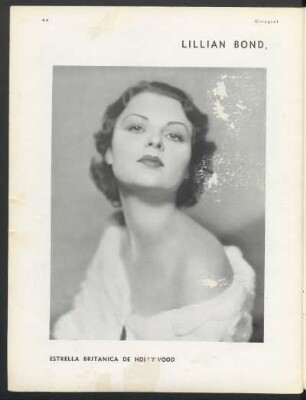 Lillian Bond, estrella británica de Hollywood