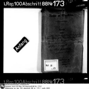 Monats- und Rauchschatzregister des Amts Grönenberg (mit Nachträgen bis ca. 1800)