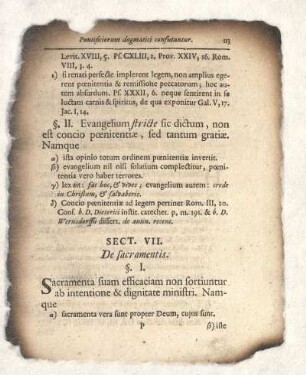 Sectio VII.
