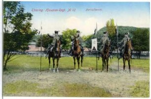 Torgau. Thür.-Hus.-Regim. Nr. 12 - Patrouillenritt