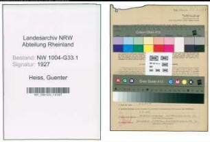 Entnazifizierung Guenter Heiss , geb. 17.11.1917 (Student)