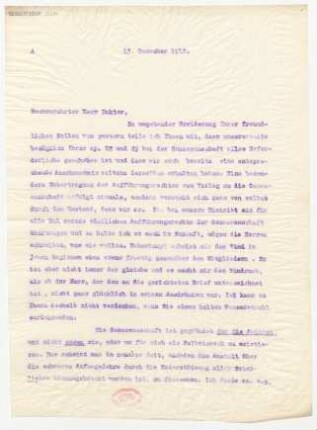 Brief an Max Bruch : 13.12.1912