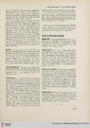 Wettbewerbe
