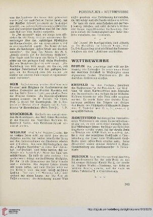 Wettbewerbe