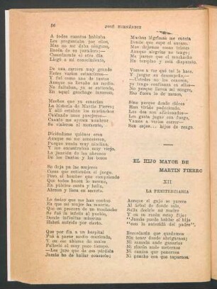 XII - [La "Penitenciaría", por el hijo mayor de Martín Fierro]