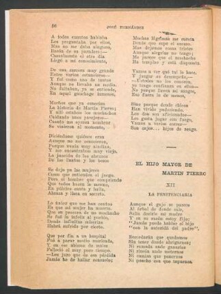 XII - [La "Penitenciaría", por el hijo mayor de Martín Fierro]