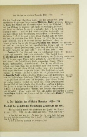 II. Das Zeitalter der absoluten Monarchie 1648-1789