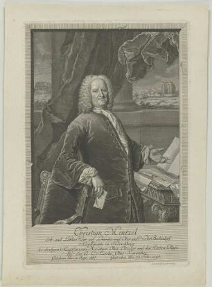 Bildnis des Christian Mentzel