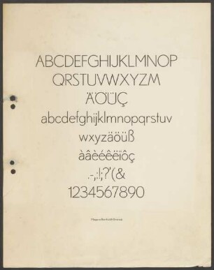 Schriftproben und Bestellungen des Schrifttyps "Berthold-Grotesk, mager"