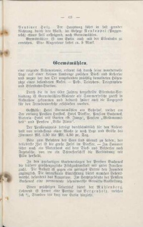 Gremsmühlen,