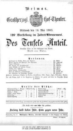 Des Teufels Anteil