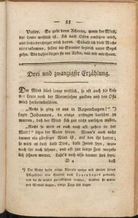 Drei und zwanzigste Erzählung