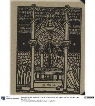 Mystischer Quell. Erste Ausstellung von Werken Melchior Lechters