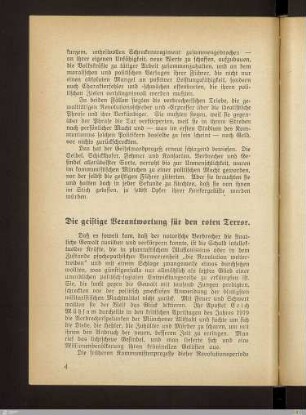 Die geistige Verantwortung für den roten Terror