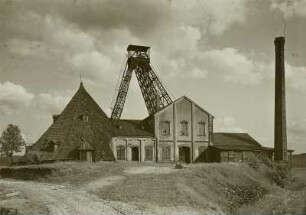 Bergwerk Türk : Bergwerk Türk bei Zschorlau mit Pferdegöpel