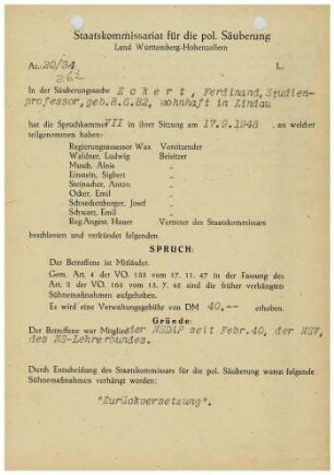 Eckert, Ferdinand