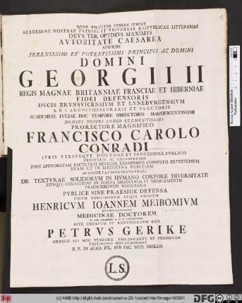 Academiae Nostrae Patriae Et Vniversae Reipvblicae Litterariae ...