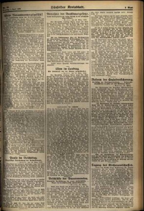 Zweite Ausgabe vom Dienstag, den 01. April 1930.
