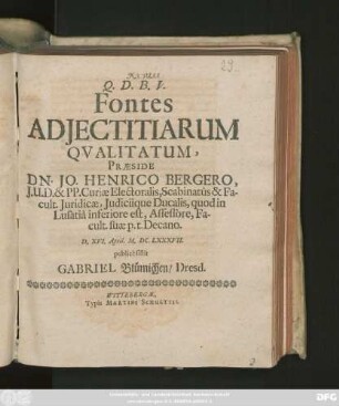 Fontes Adiectitiarum Qualitatum