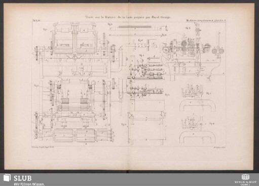 Planche 6. Machines preparatoires