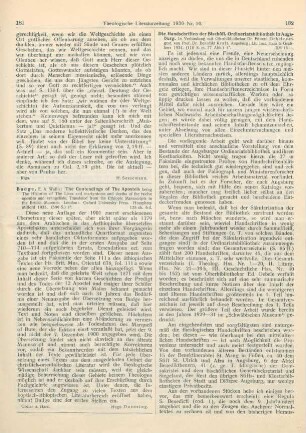 182-183 [Rezension] Die Handschriften der Bischöfl. Ordinariatsbibliothek in Augsburg
