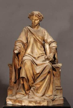 Die Medizin, Modell zum Sitzbild der Medizin vom Prager Denkmal Karl IV.