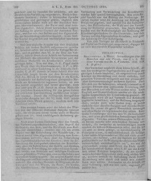 S., C. v.: Betrachtungen über den Menschen und sein Wissen. Mit einer Vorrede von Dr. Venturini. Braunschweig: Meyer 1829