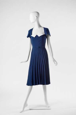 Dunkelblaues Sommerkleid Modell: "Marcelle"