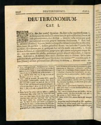1296-1533, Deuteronomium