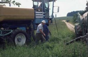 Fotografie: Gülle- und Entmistungstechnik, Gülletrac selbstfahrend, Befüllung