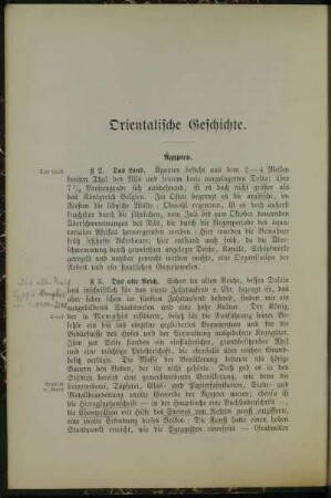 Orientalische Geschichte