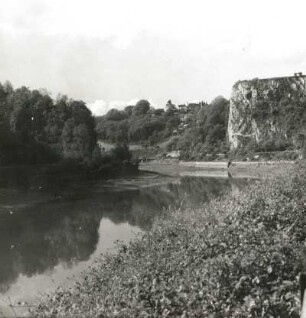 Clifton Down, Südwestengland/Großbritannien. Avon unterhalb von Bristol flußab
