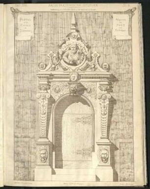 Portal der Schlosskapelle Liebenstein. Ansicht