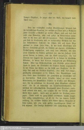 XI. [Reform der Institution, Die halbjährigen Examina]