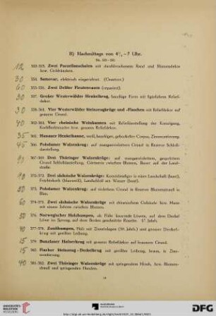 B) Nachmittags von 4 ½ - 7 Uhr (Nr. 352-550)