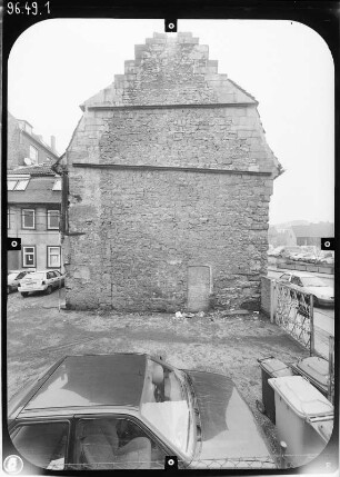 Erfurt-Altstadt, Lachsgasse. Wohnhaus. Giebelfront