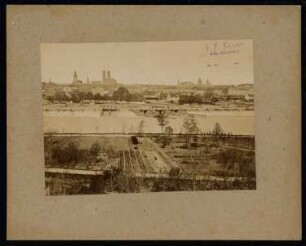 Blick auf die Stadt von Südosten, München: Ansicht