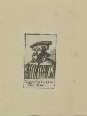 Bildnis des Nicolaus Gallus